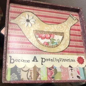 Kelly Rae Roberts Vintage Tray Possibitarian